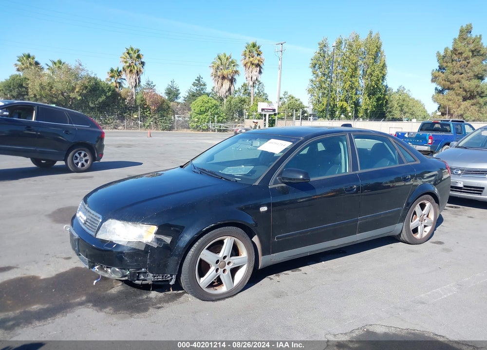 2004 AUDI A4 1.8T VIN: WAULC68E04A097530