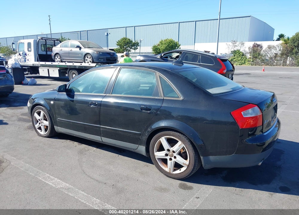 2004 AUDI A4 1.8T VIN: WAULC68E04A097530
