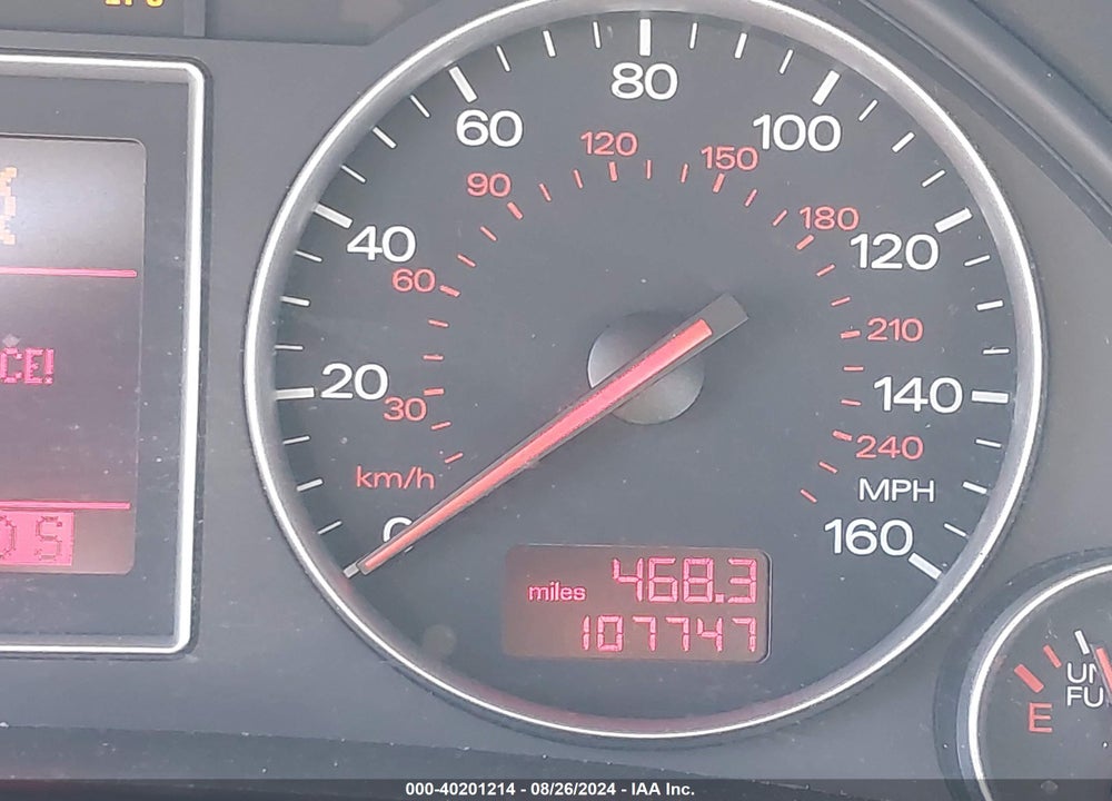 2004 AUDI A4 1.8T VIN: WAULC68E04A097530