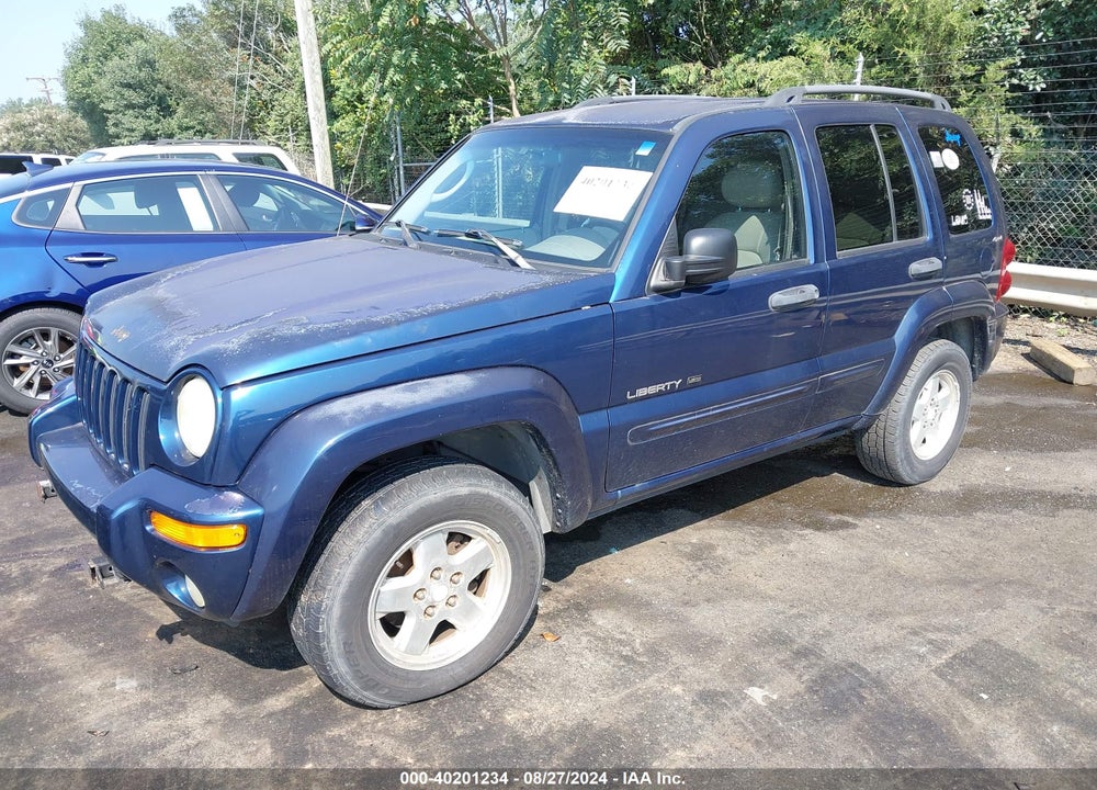 2002 JEEP LIBERTY LIMITED EDITION VIN: 1J8GL58K32W184285