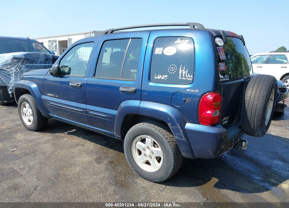 2002 JEEP LIBERTY LIMITED EDITION VIN: 1J8GL58K32W184285