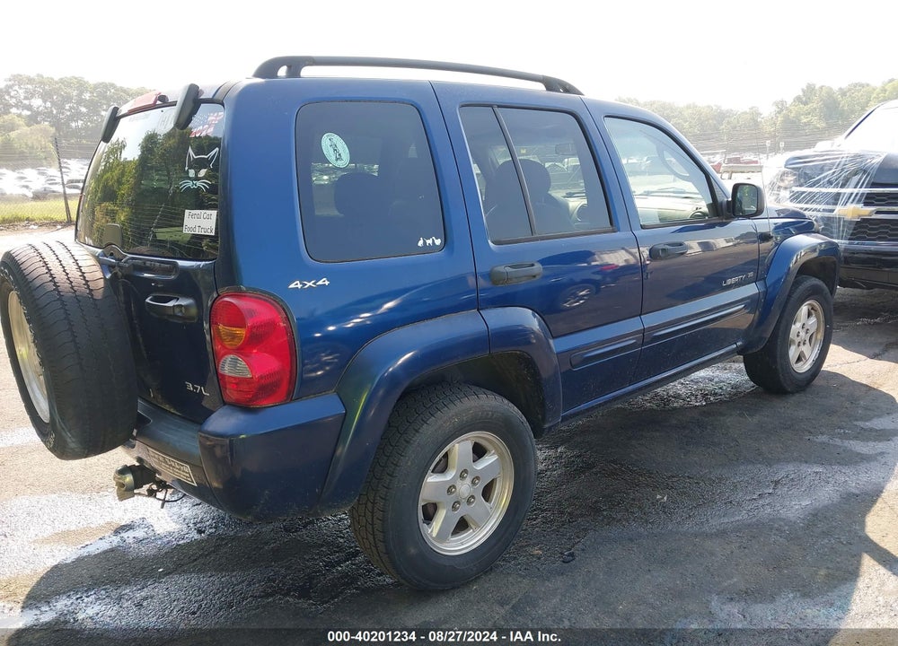 2002 JEEP LIBERTY LIMITED EDITION VIN: 1J8GL58K32W184285