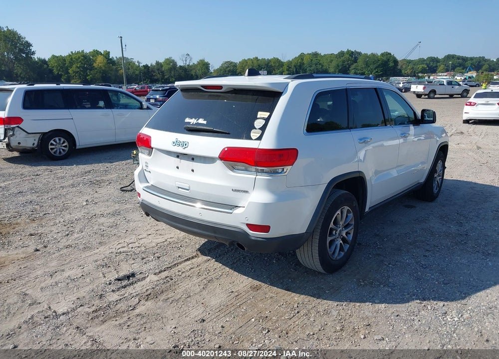 2014 JEEP GRAND CHEROKEE LIMITED VIN: 1C4RJFBG1EC163649