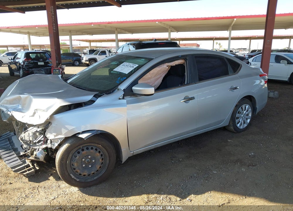 2015 NISSAN SENTRA SV VIN: 3N1AB7AP4FL673536