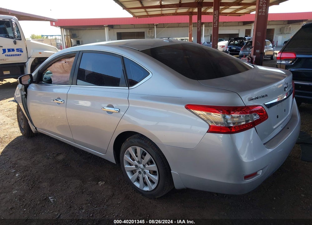 2015 NISSAN SENTRA SV VIN: 3N1AB7AP4FL673536