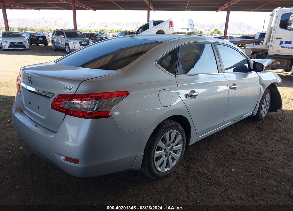 2015 NISSAN SENTRA SV VIN: 3N1AB7AP4FL673536