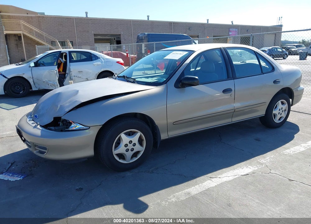 2002 CHEVROLET CAVALIER VIN: 1G1JC524027161363