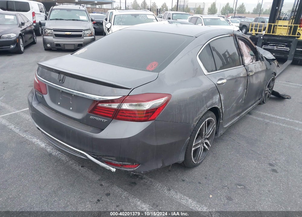 2017 HONDA ACCORD SPORT VIN: 1HGCR2F57HA107765