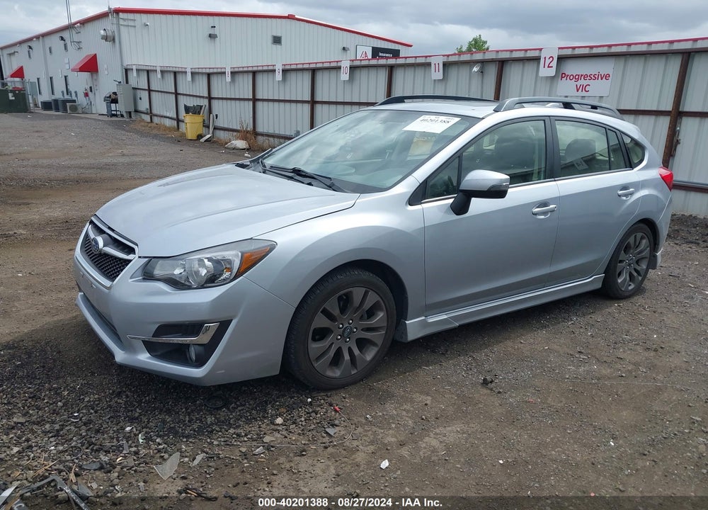2016 SUBARU IMPREZA 2.0I SPORT LIMITED VIN: JF1GPAU67G8231607