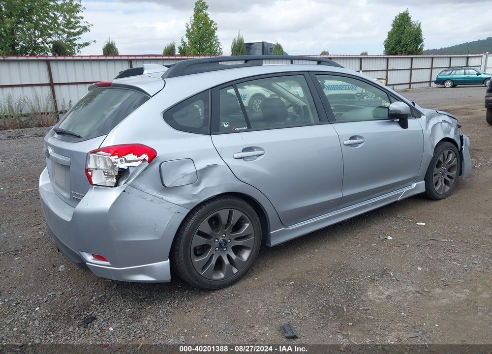 2016 SUBARU IMPREZA 2.0I SPORT LIMITED VIN: JF1GPAU67G8231607