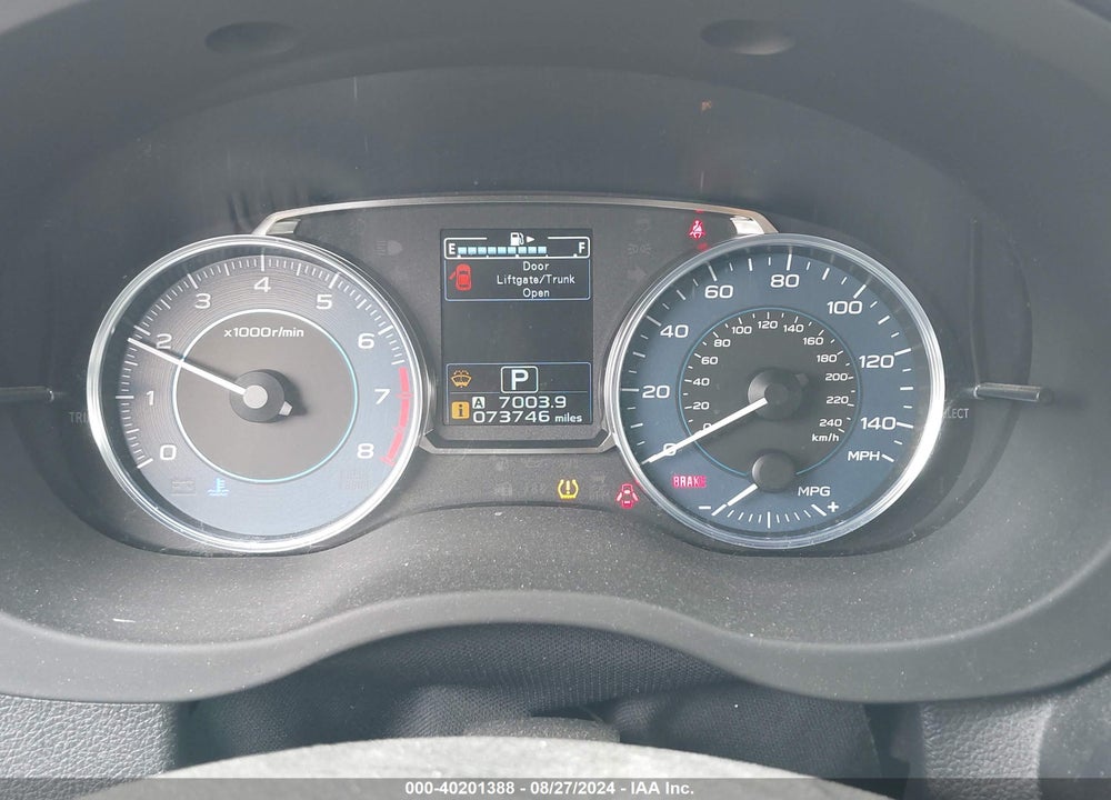 2016 SUBARU IMPREZA 2.0I SPORT LIMITED VIN: JF1GPAU67G8231607