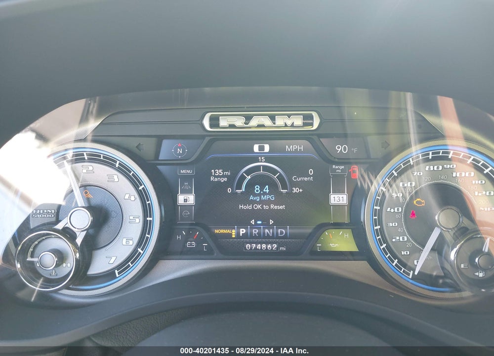 2019 RAM 1500 LIMITED 4X4 5'7 BOX VIN: 1C6SRFHTXKN626605