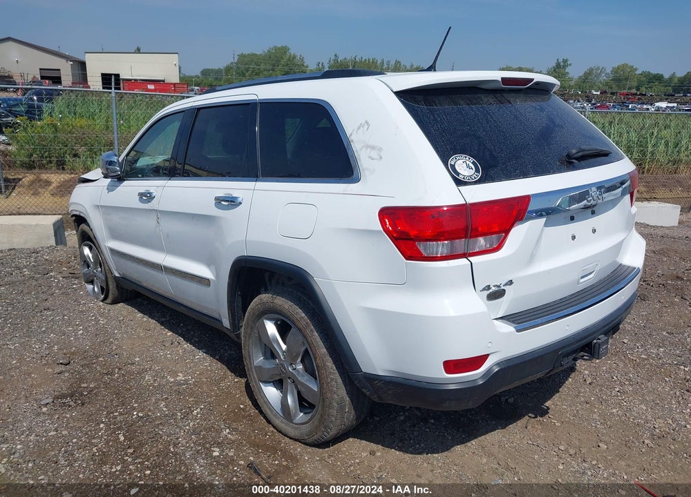 2013 JEEP GRAND CHEROKEE OVERLAND VIN: 1C4RJFCG3DC544853