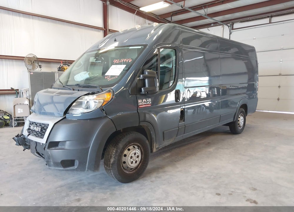 2021 RAM PROMASTER 3500 CARGO VAN HIGH ROOF 159 WB EXT VIN: 3C6MRVJG3ME549499