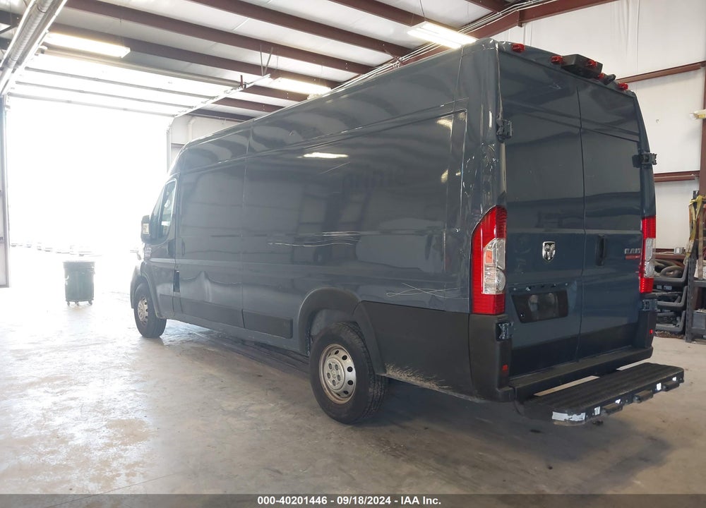 2021 RAM PROMASTER 3500 CARGO VAN HIGH ROOF 159 WB EXT VIN: 3C6MRVJG3ME549499