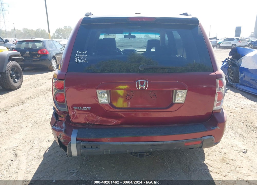 2006 HONDA PILOT EX-L VIN: 5FNYF28506B022684