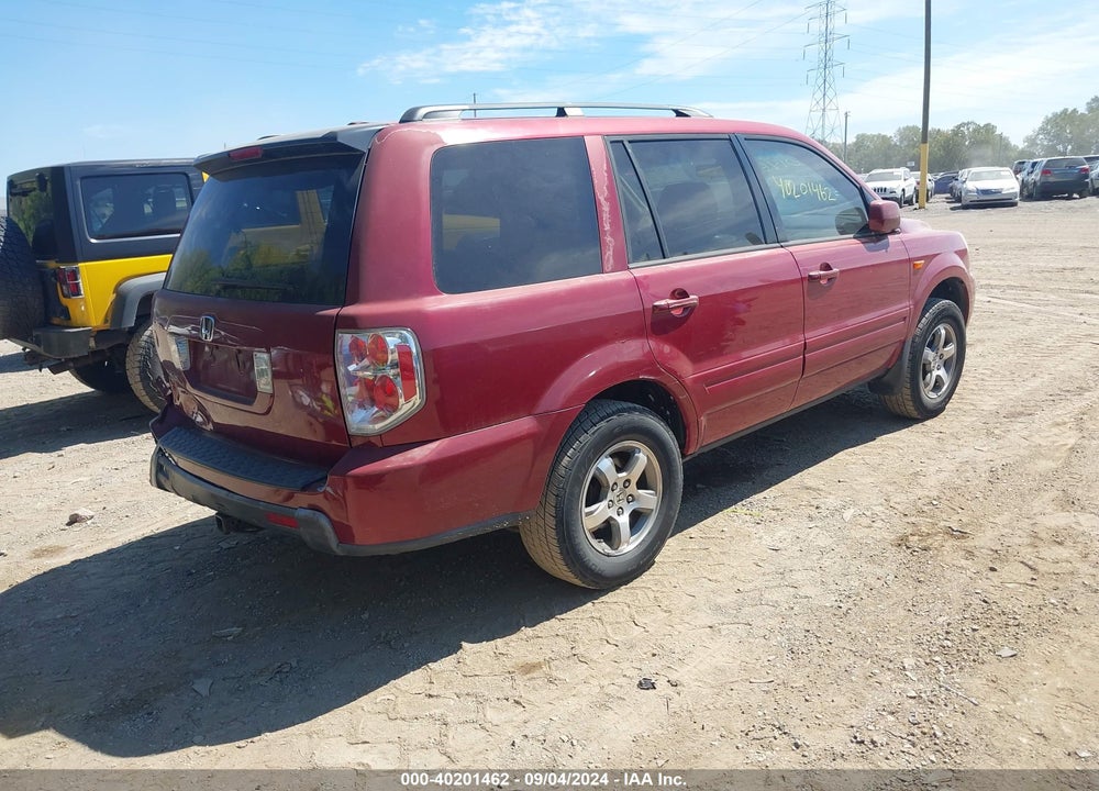 2006 HONDA PILOT EX-L VIN: 5FNYF28506B022684