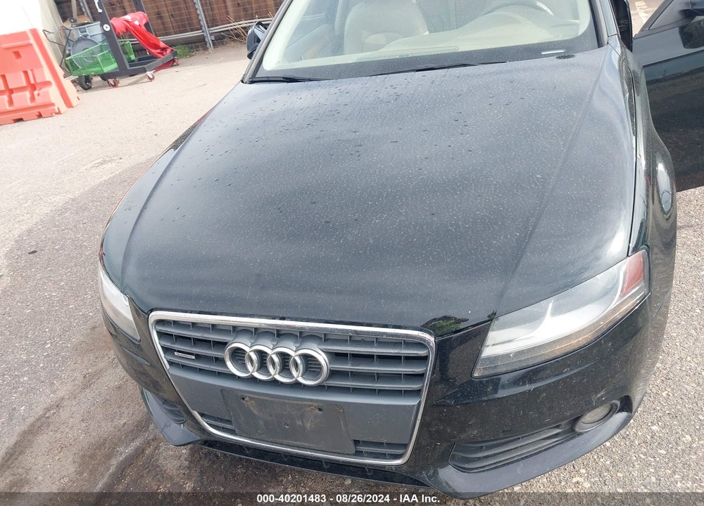 2010 AUDI A4 2.0T PREMIUM VIN: WAUBFAFL8AN002661