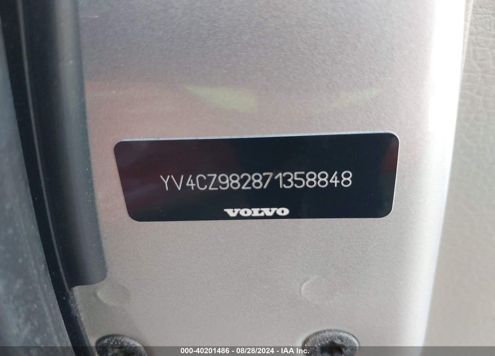 2007 VOLVO XC90 3.2 VIN: YV4CZ982871358848