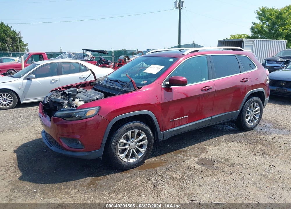 2019 JEEP CHEROKEE LATITUDE PLUS 4X4 VIN: 1C4PJMLB5KD101420