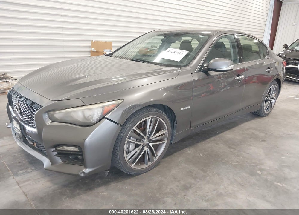 2014 INFINITI Q50 HYBRID SPORT VIN: JN1AV7AR2EM702769