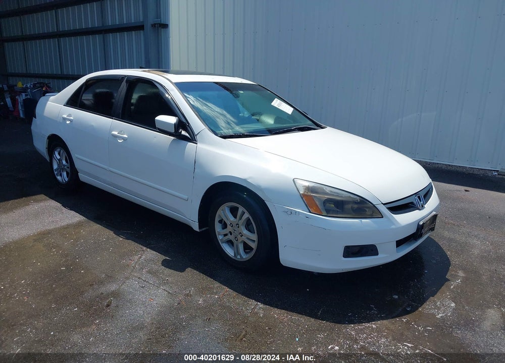 2007 HONDA ACCORD 2.4 EX VIN: 1HGCM56817A132671