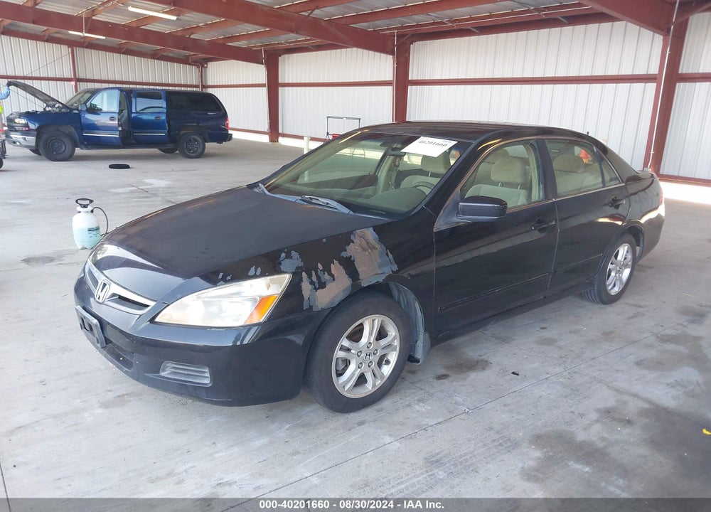 2007 HONDA ACCORD 2.4 SE VIN: JHMCM56327C009628