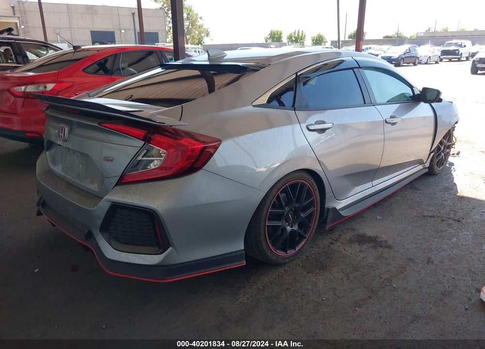 2018 HONDA CIVIC SI VIN: 2HGFC1E58JH707258