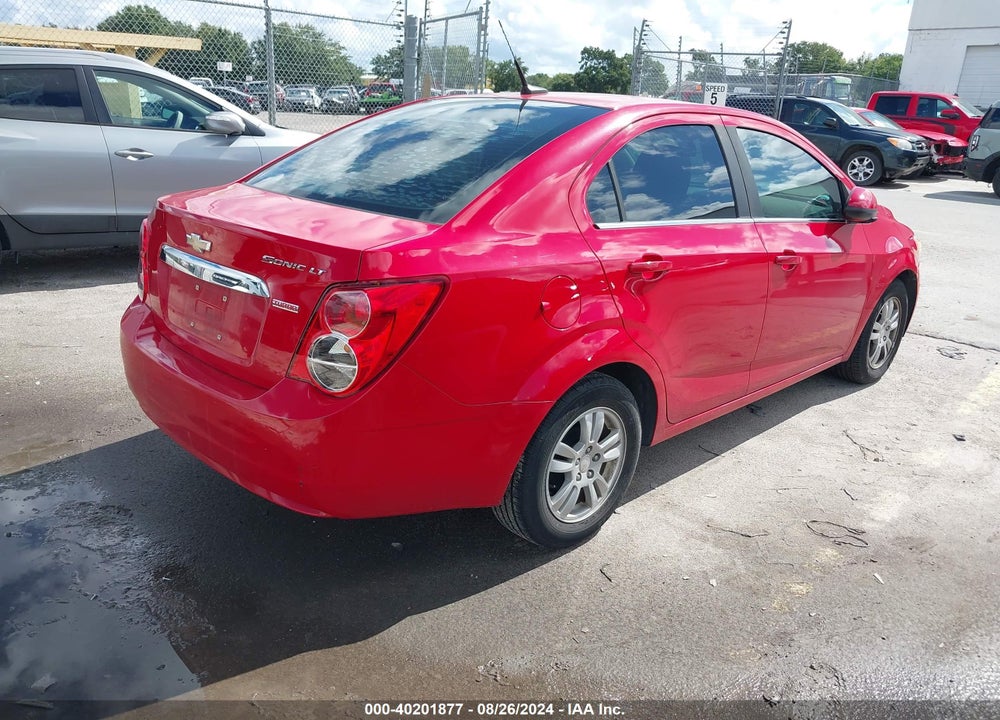 2012 CHEVROLET SONIC 2LT VIN: 1G1JC5SB9C4227152