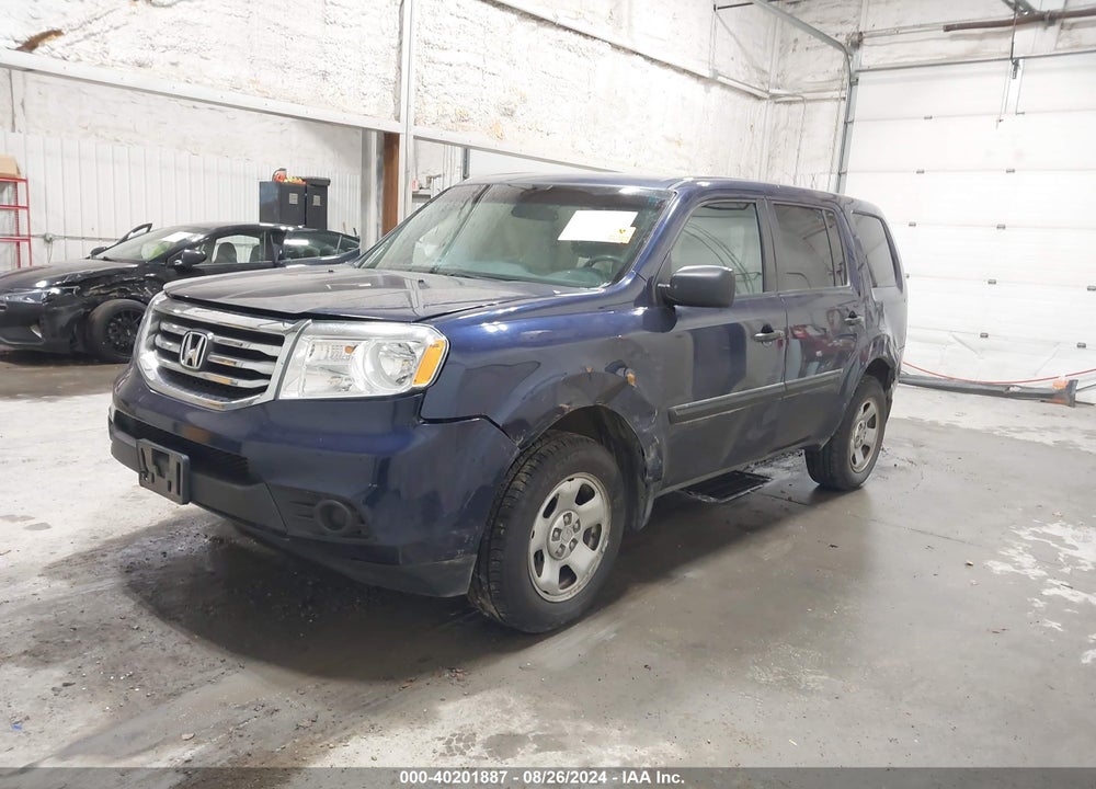 2014 HONDA PILOT LX VIN: 5FNYF4H26EB019918
