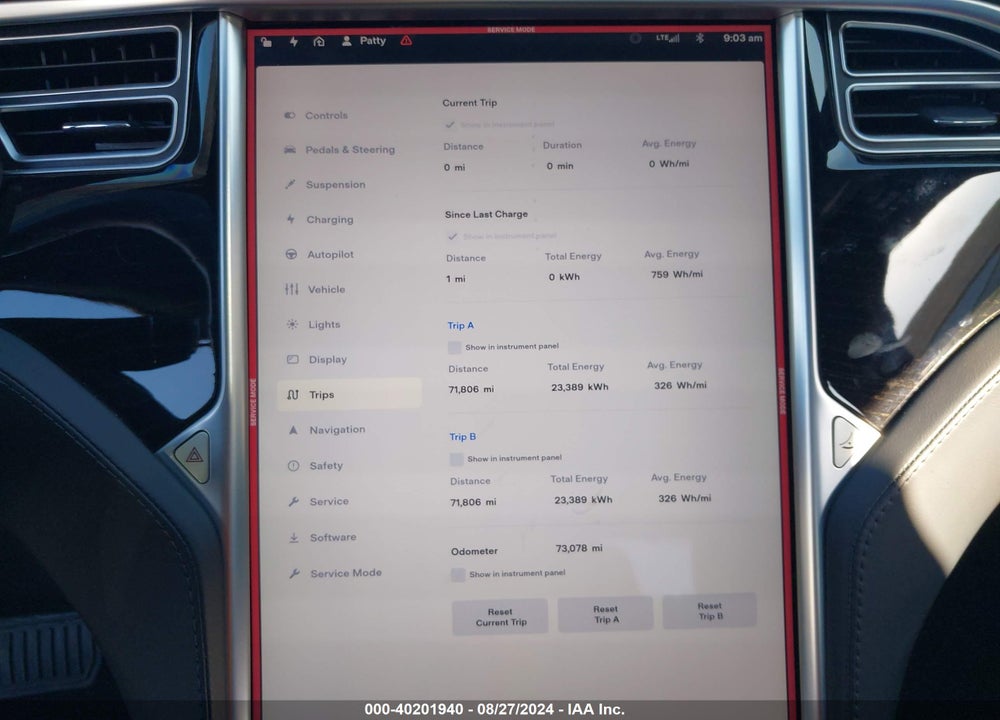 2017 TESLA MODEL S VIN: 5YJSA1E25HF211083