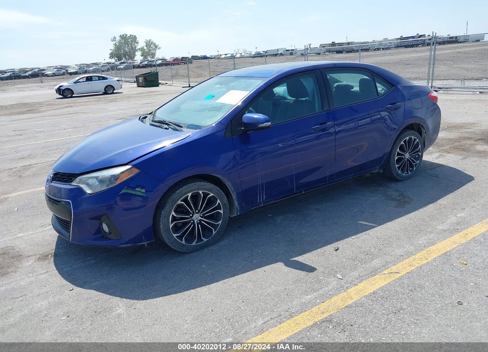 2014 TOYOTA COROLLA S PLUS VIN: 5YFBURHEXEP028175