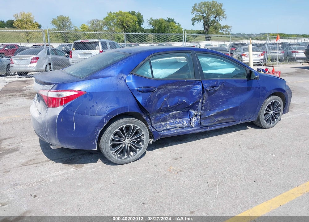 2014 TOYOTA COROLLA S PLUS VIN: 5YFBURHEXEP028175