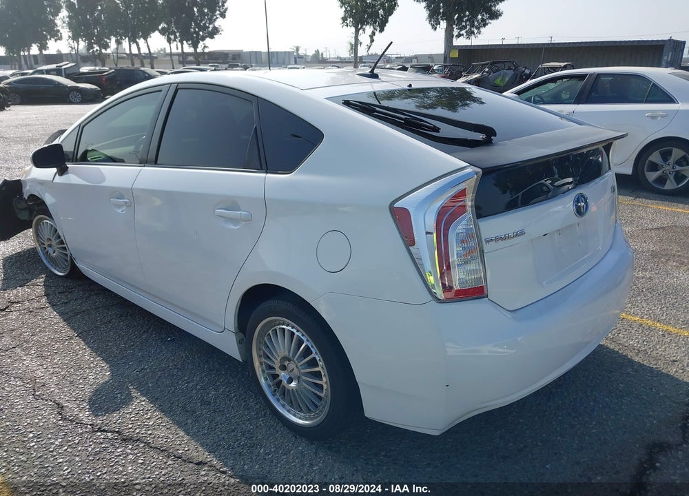 2012 TOYOTA PRIUS THREE VIN: JTDKN3DU6C1549399