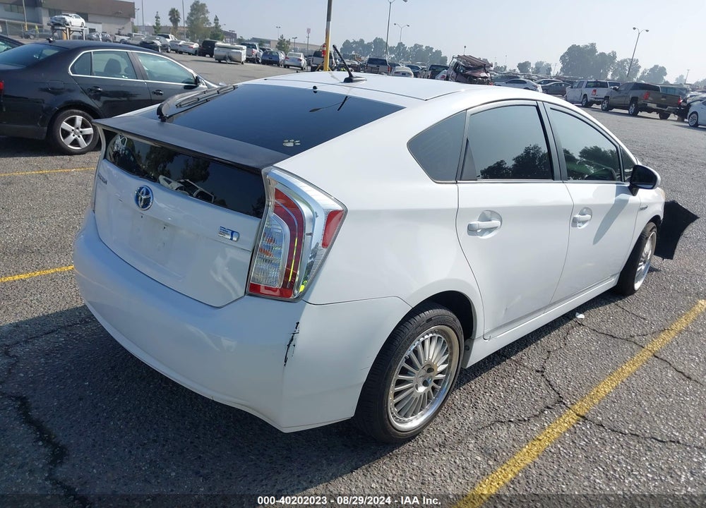 2012 TOYOTA PRIUS THREE VIN: JTDKN3DU6C1549399