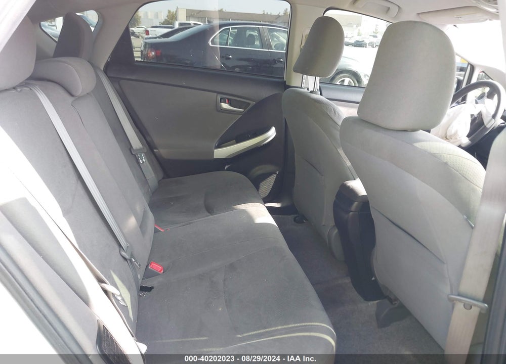 2012 TOYOTA PRIUS THREE VIN: JTDKN3DU6C1549399
