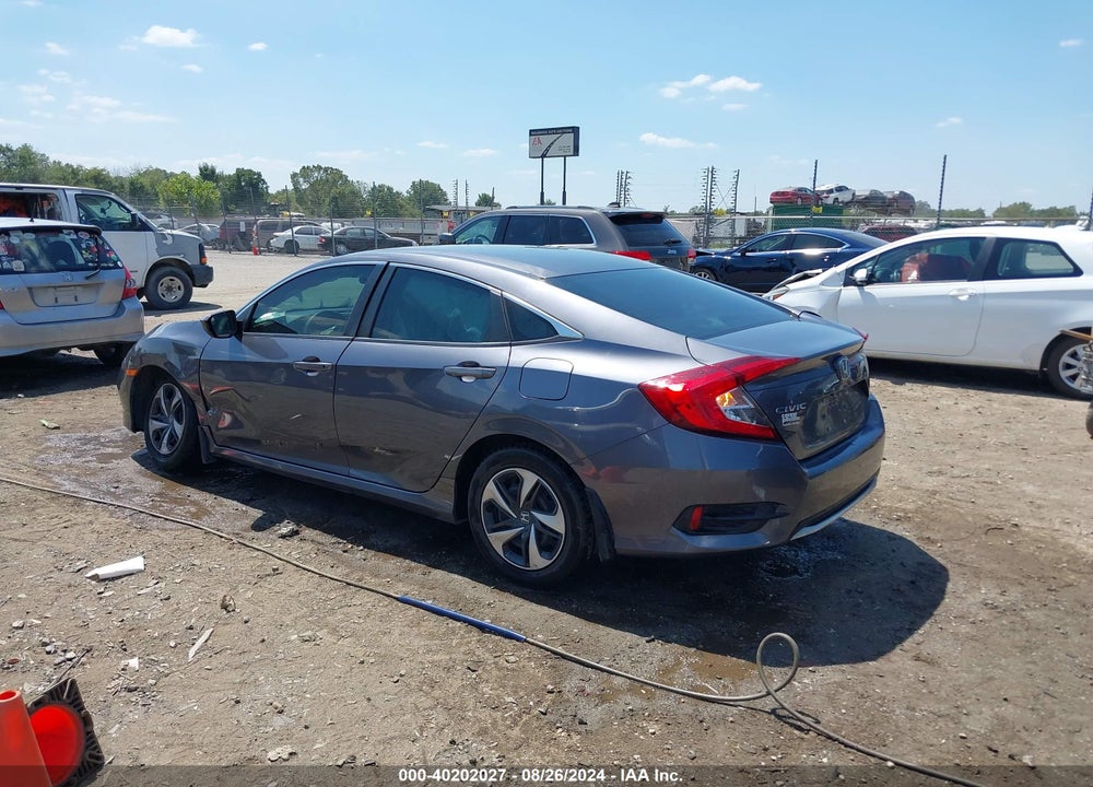 2020 HONDA CIVIC LX VIN: 2HGFC2F62LH567952