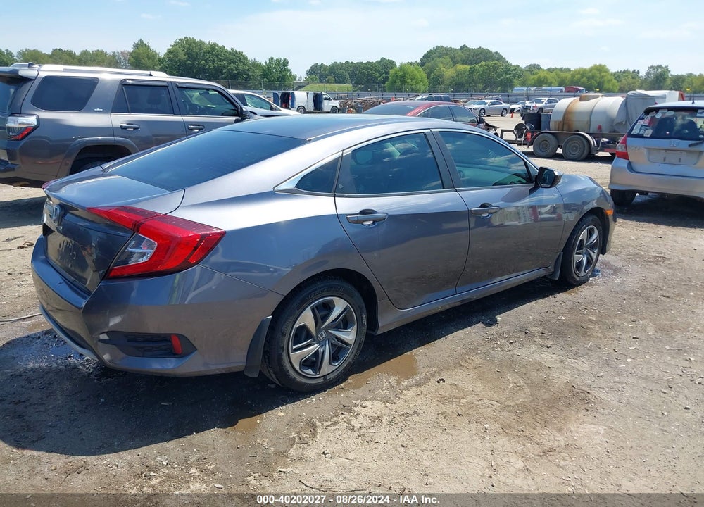 2020 HONDA CIVIC LX VIN: 2HGFC2F62LH567952
