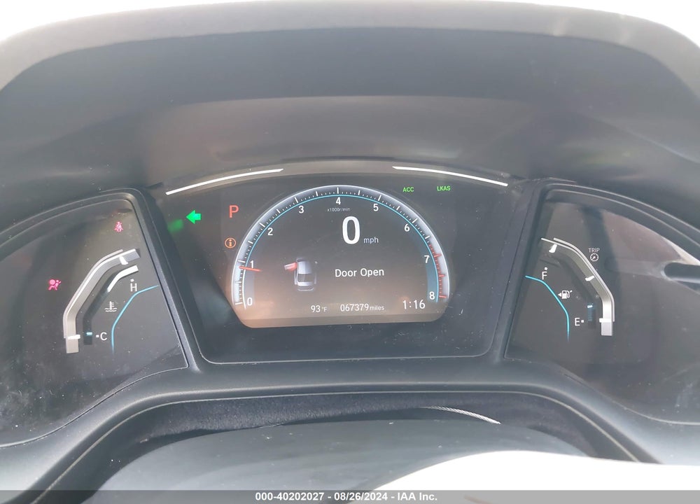 2020 HONDA CIVIC LX VIN: 2HGFC2F62LH567952