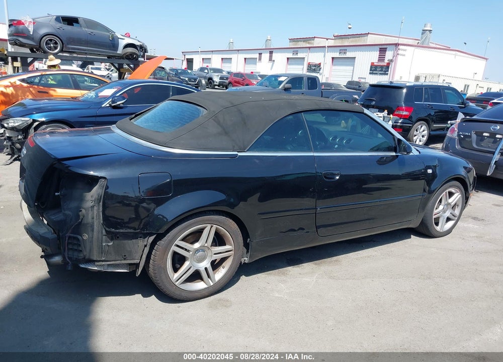 2008 AUDI A4 2.0T VIN: WAUAF48H18K012630