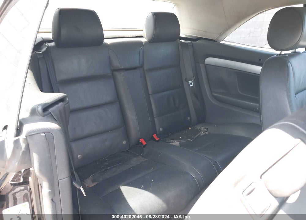2008 AUDI A4 2.0T VIN: WAUAF48H18K012630