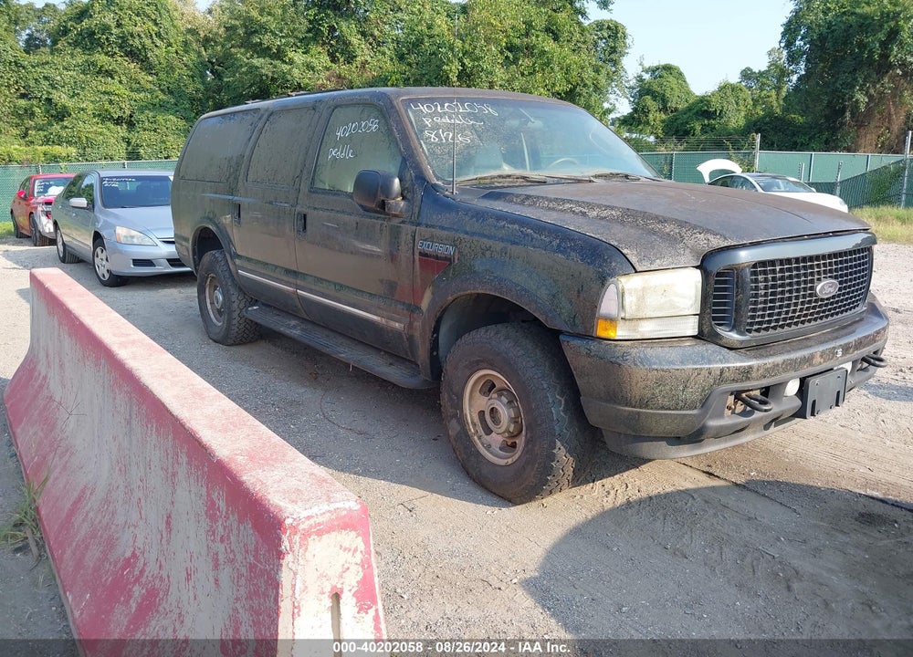 2003 FORD EXCURSION LIMITED VIN: 1FMNU43S53EA85239