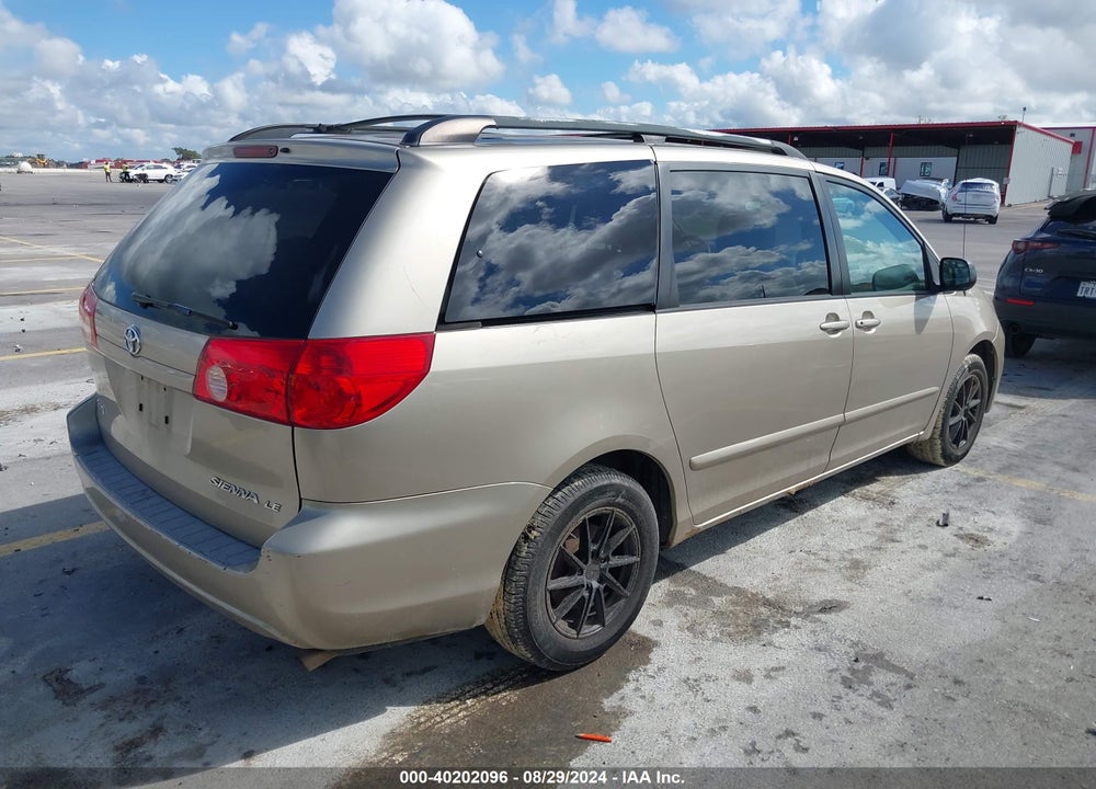 2007 TOYOTA SIENNA LE VIN: 5TDZK23C27S021636