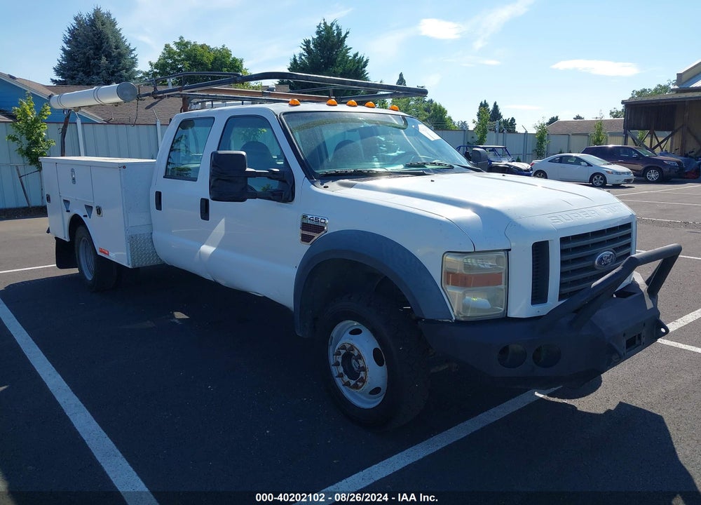 2008 FORD F-450 CHASSIS LARIAT/XL/XLT VIN: 1FDXW47R78EC78039