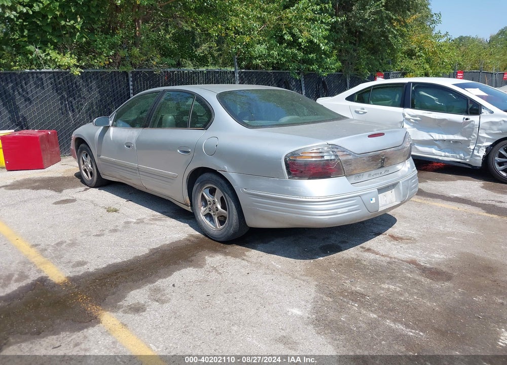 2000 PONTIAC BONNEVILLE SE VIN: 1G2HX54K1Y4264070