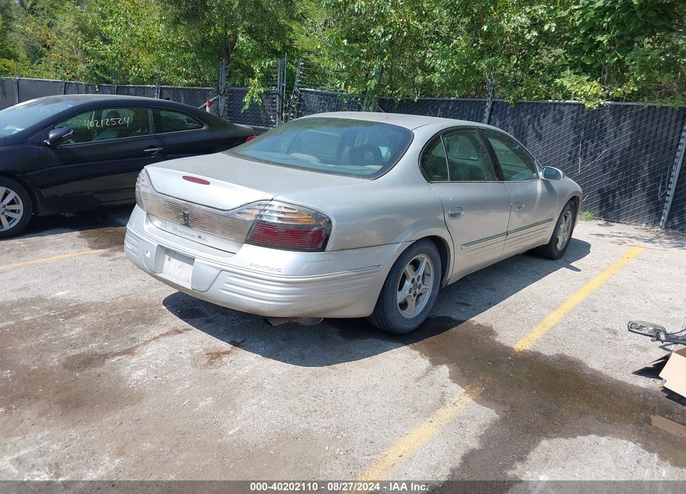 2000 PONTIAC BONNEVILLE SE VIN: 1G2HX54K1Y4264070