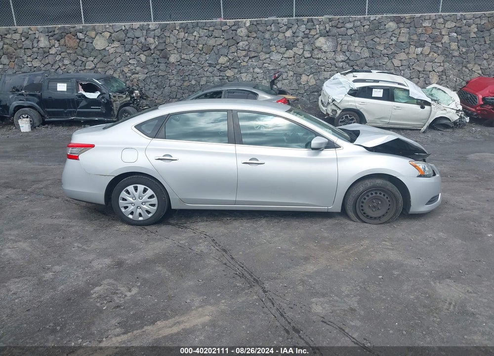 2014 NISSAN SENTRA SV VIN: 3N1AB7AP9EL673157