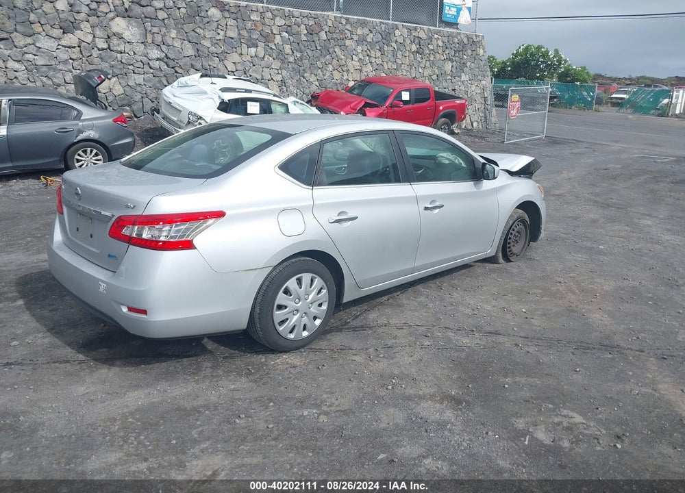 2014 NISSAN SENTRA SV VIN: 3N1AB7AP9EL673157