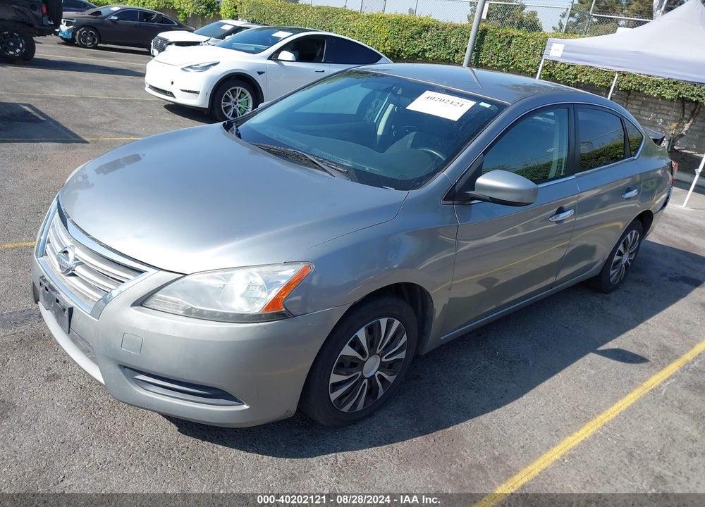 2013 NISSAN SENTRA SV VIN: 3N1AB7AP6DL735760