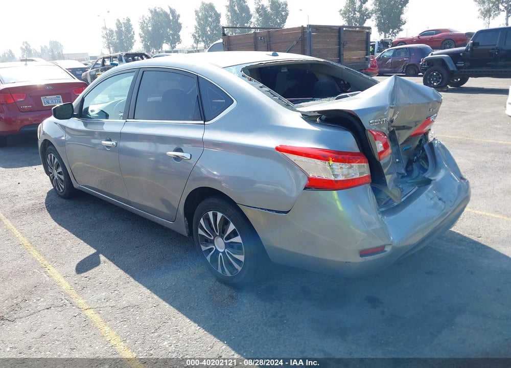 2013 NISSAN SENTRA SV VIN: 3N1AB7AP6DL735760